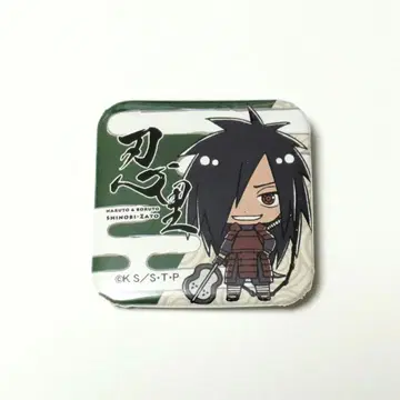 NARUTO 시노비자토 큐브 캔뱃지 우치하 마다라