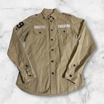 m3296 FRANKLIN MARSHALL 밀리터리 셔츠 S