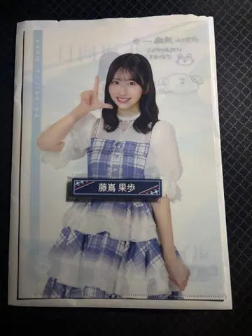 히나타자카46 복권 클리어 파일 케이블 클립 묶음 판매 후지시마 카호