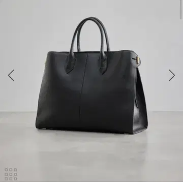 블랙 가죽 토트백