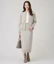 새상품급! 자유구 워셔블 리버서블 니트 셋업