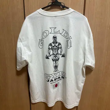 [ 공식 완판템 ] GOLD'S GYM 30주년 기념 T셔츠 화이트