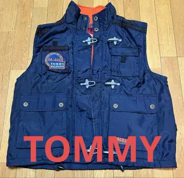 타미힐피거 나일론 베스트 네이비