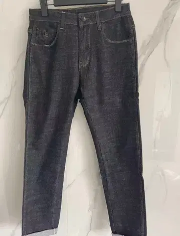 다크 데님 슬림 핏 팬츠 새상품급