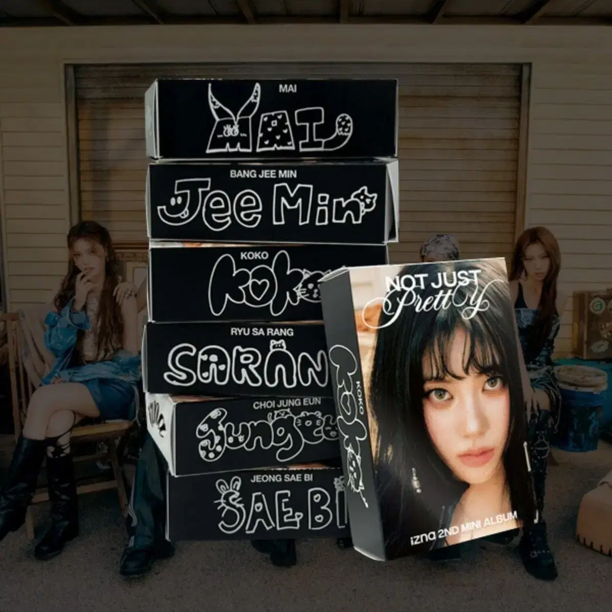 Izuna BEEP QR Album Limited Han Vahn Version Unsealed Full Set