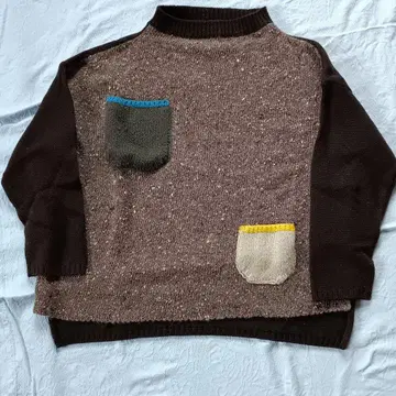 센소유니코 지우 긴팔 니트 풀오버 사이즈 40 가벼운