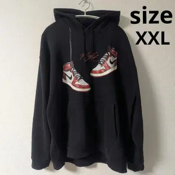 조던 1985 남성용 풀오버 후드티 시카고 블랙 XXL