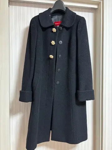 Apuweiser-riche 블랙 더플 코트 사이즈 2