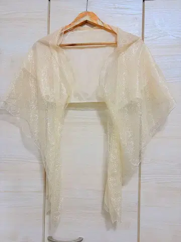 아이보리 골드 볼레로 숄 결혼식 debut de fiore