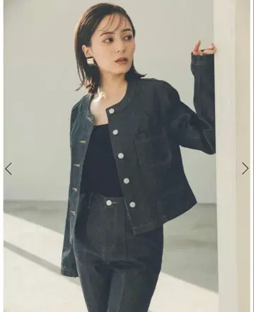 anuans 노카라 데님 자켓