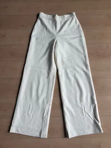 Theory 띠어리 풀온 와이드 팬츠 울 S 사이즈 아이보리