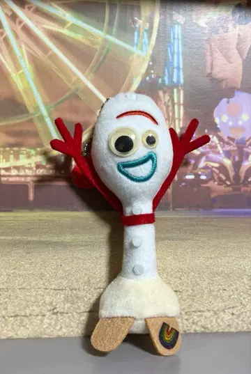 토이 스토리4 포키 마스코트 봉제 인형 스트랩 레어 귀여움