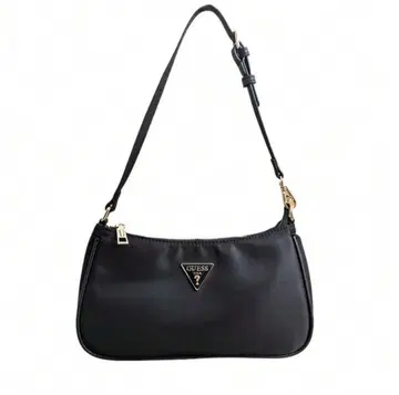 GUESS 블랙 나일론 핸드백