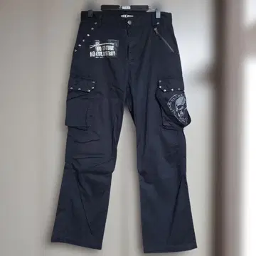 SEX POT ReVeNGe 스컬 프린트 캐주얼 팬츠