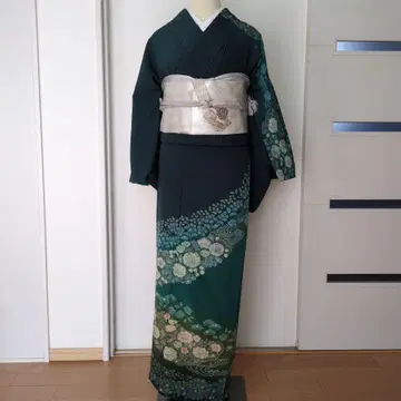 그린 컬러 호몬기 실버 오비 세트