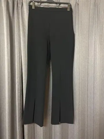 루피 하이 스트레치 프론트 슬릿 팬츠