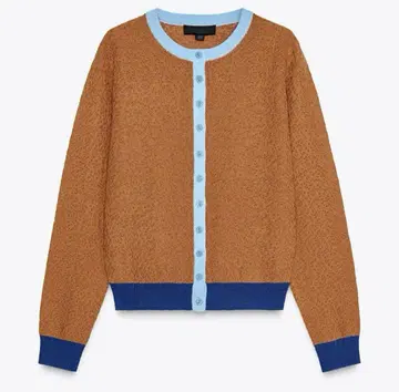 zara 컬러 블록 니트 자켓 L 사이즈