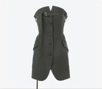 [ IHNN ] 가을 레이어드에 린넨 뷔스티에