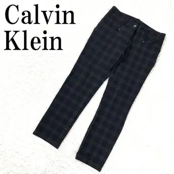 Calvin Klein 캐주얼 팬츠 그레이 계열 체크 11 B8482