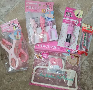 레어 단종 마이멜로디 잡화 생활용품 굿즈 묶음 판매