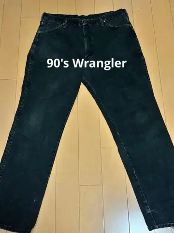 Wrangler 블랙 데님 90s USA vintage