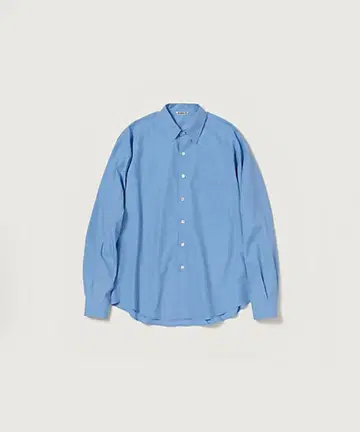 AURALEE WASHED FINX TWILL BIG SHIRT