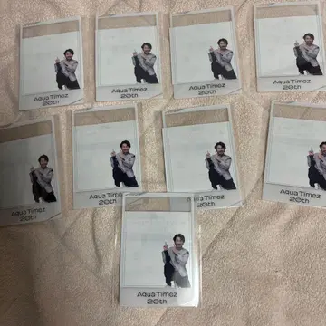 aquatimez TASSHI 클리어 카드 9장 낱개 판매 ok