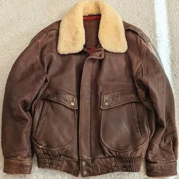 언노운 플라이트 자켓 옷깃 보아 블루종 양가죽 G-1 A-2 B3