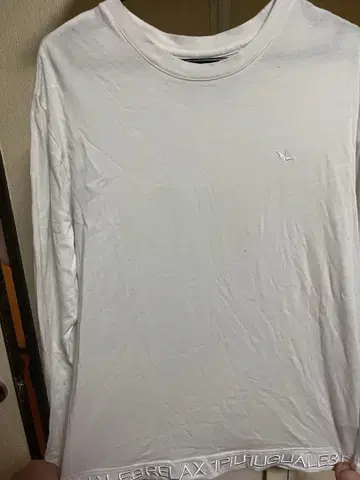 1PIU1UGUALE3 화이트 롱 슬리브 티셔츠