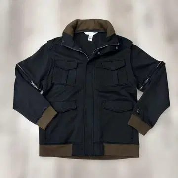 Groover Grand 자켓 사이즈 3 (L 상당) 블랙/브라운 Y2K