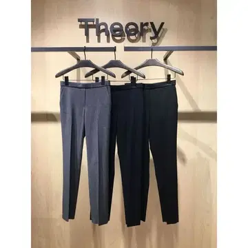 띠어리 센터 프레스 팬츠 네이비 허리밴딩 XX0 XXO