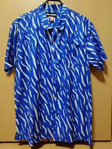 DOUBLE RAINBOUU SOUND WAVE 반팔 셔츠 L