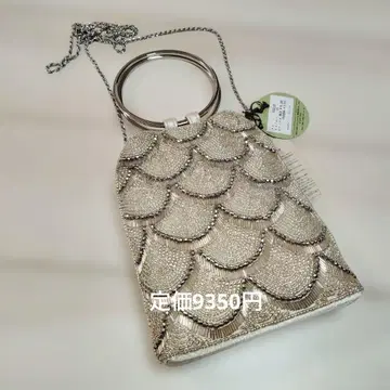 새상품 노크틸카 골드 비즈 자수 비쥬 핸드백 숄더백