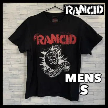 공식 라이선스 Rancid 란시드 티셔츠 남성용 S