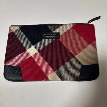BLACK LABEL CRESTBRIDGE 체크 무늬 클러치백