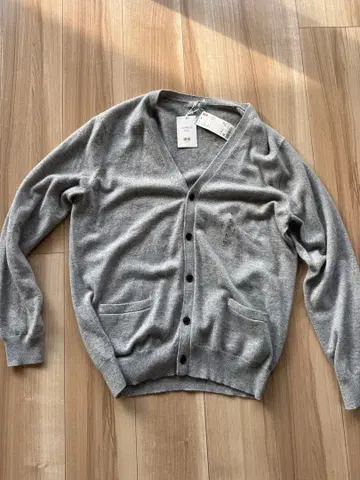 유니클로 캐시미어 100% 가디건 XL
