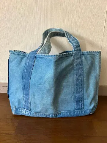 TEMBEA 데님 빅 토트백