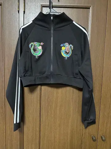 PUNYUS 크롭 저지 블랙 사이즈 1