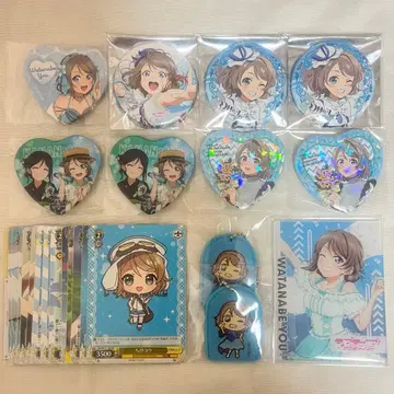 러브 라이브 선샤인 환일의 요하네 Aqours 와타나베 요우 요우 캔뱃지