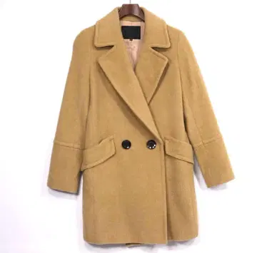 새상품급 UNTITLED 포근기모 울 빅 실루엣 체스터 코트