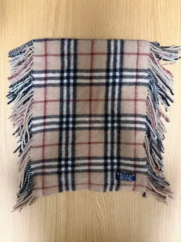 KOUSEI 체크 캐시미어 머플러