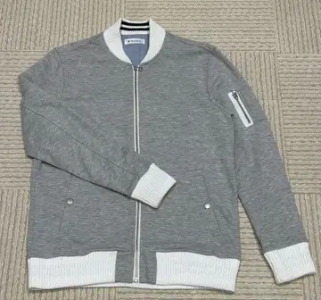 그레이 집업 맨투맨 자켓