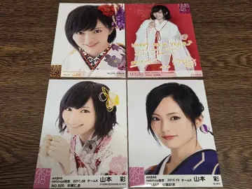 야마모토 사야 브로마이드 2015년 오프샷 4장 세트