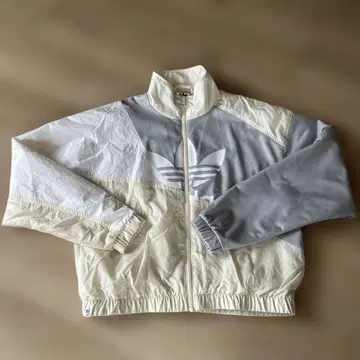 adidas 나일론 자켓 M 화이트/그레이