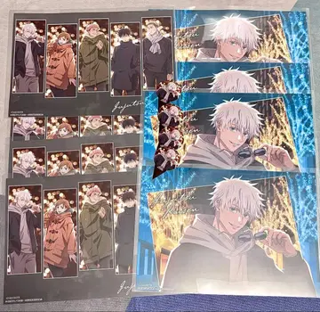 고죠 사토루 집합 큐브 런천 매트 주술회전 특전 후드 피크