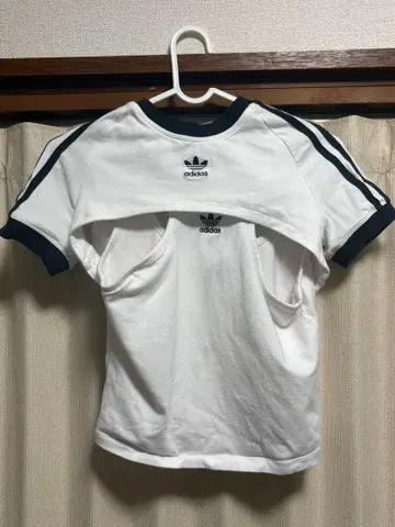 adidas 크롭 T셔츠 2장 세트