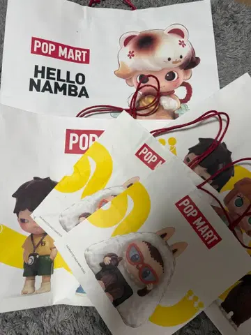 [ 5장 세트 ] POPMART 팝마트 쇼핑백 즉시 구매 가능