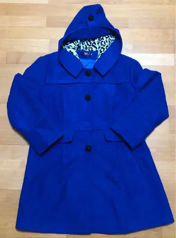 [ 무료배송 ] 로얄 블루 코트 후드 부착 코트 4L 안감 부착