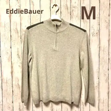 EddieBauer 에디 바우어 하프 지퍼 니트 그레이 M 사이즈
