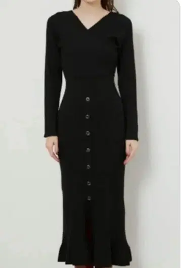 rienda 롱 슬리브 2WAY 카슈쿨 니트 원피스